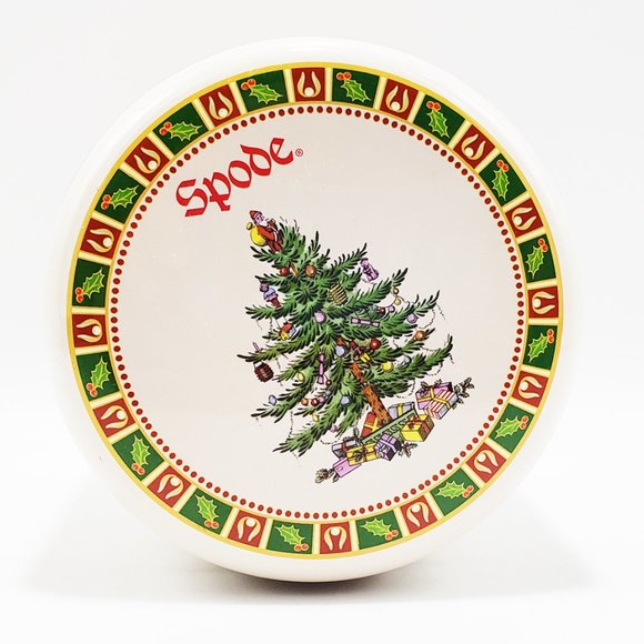 NEW Spode Christmas Tree Sentiment Mug/Cup & Gift Tin 9 oz. Porcelain Holly #1 - Picture 4 of 9